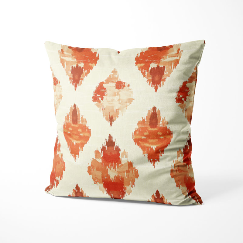 Coussin décoratif Country Farmhouse - Coussin Ikat, H 16 po x l 16 po
