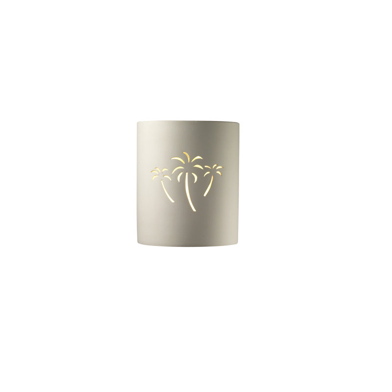 Sun Dagger Ceramic LED Flush Mounted Sconce
