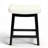 24" Solid Wood Saddle Bar Stools Ideal for Kitchen Island and Counter-1899261633