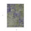 Tapis extérieur lavable abstrait vert olive et mauve foncé 3 pi x 5 pi