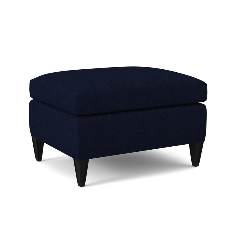 Bristol Upholstered Ottoman, Espresso, Margaret Uniform