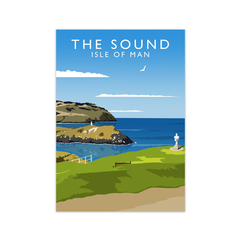 The Sound Isle Of Man 1 Piece Wall Art, 42 cm H x 29.7 cm W x 3 cm D