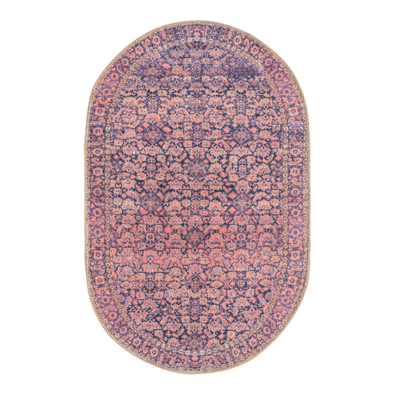 Chenille Geometric Indoor Rug, Oval 2' x 3'1"