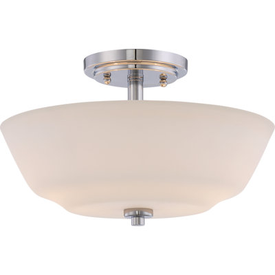 Torbett Glass Semi Flush Mount
