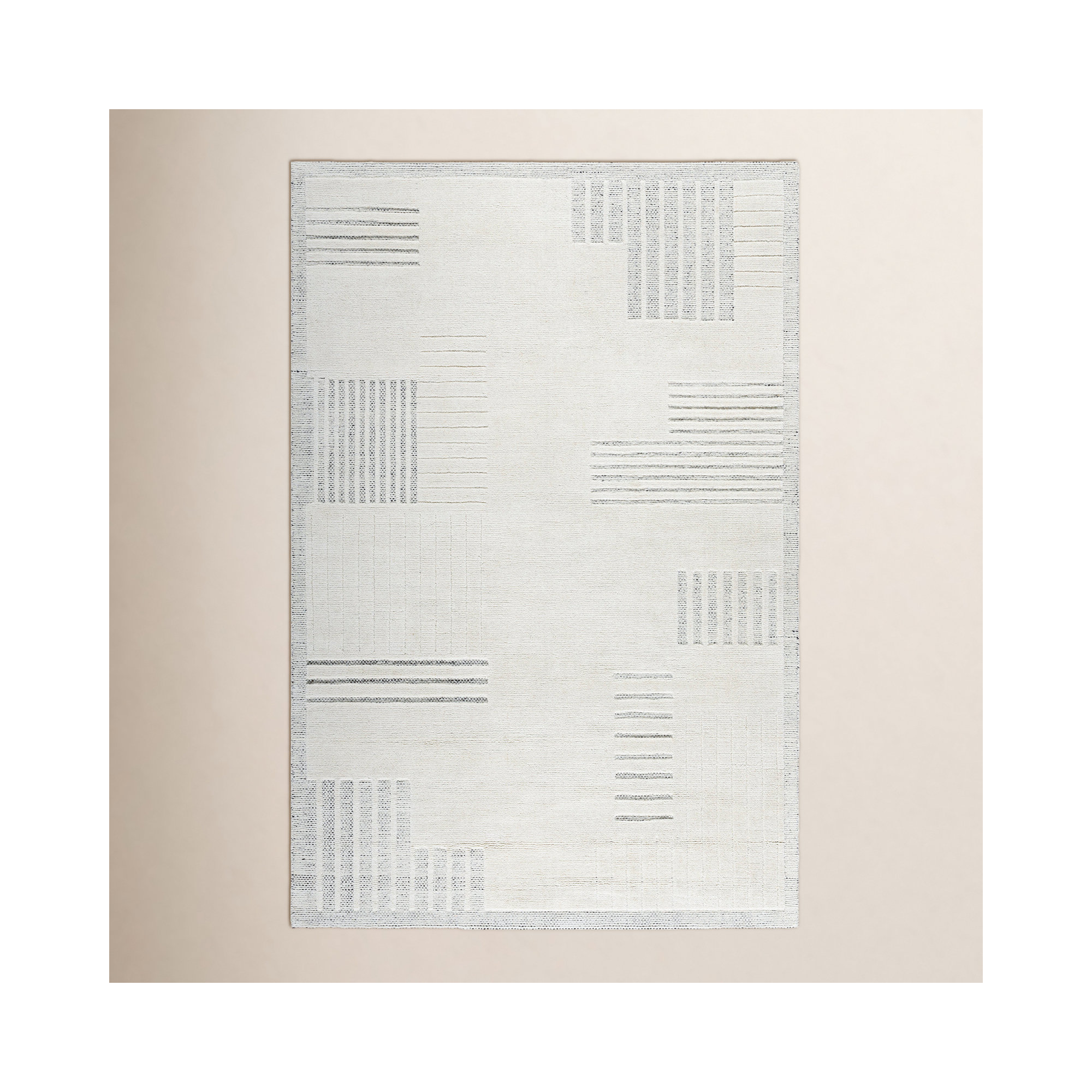 Ronaldo Hand Loomed Wool Rug, Rectangle 9' x 12'
