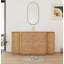 Meuble-lavabo sur pied simple 64 po avec plateau en céramique, armoire de rangement et tablettes 64 po-917793459
