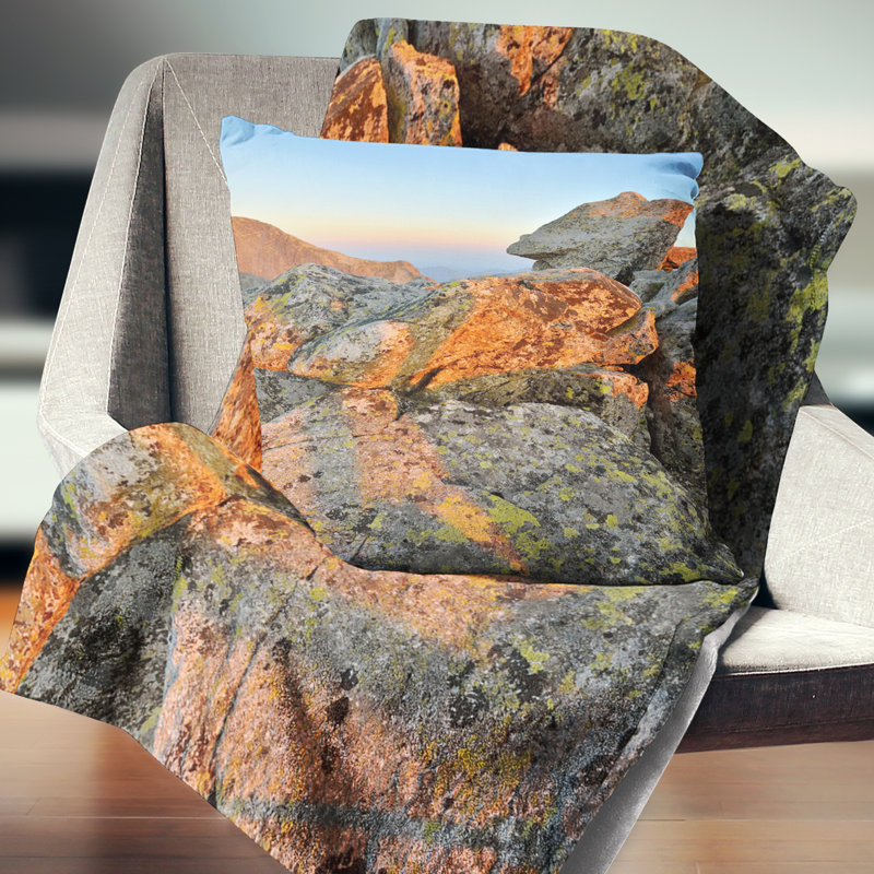 Tatra Mountains Peak - Landscape Printed Pillow, 18" x 18"