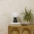 Mila 9.85 in. Mid-Century Modern LED Bedside Table Lamp with Black Marble and Frosted Globe Shade - Bundle Set of 2-104311734