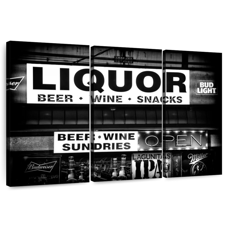 «Black Nevada Liquor, H 20 po x l 33 po