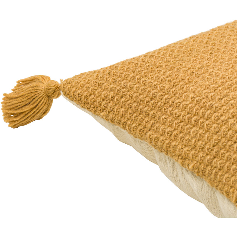 Coussin décoratif 100% coton Makrome, 18 po x 18 po, Duvet