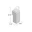 Lanterne murale d'extérieur en acier inoxydable Ola-22592374