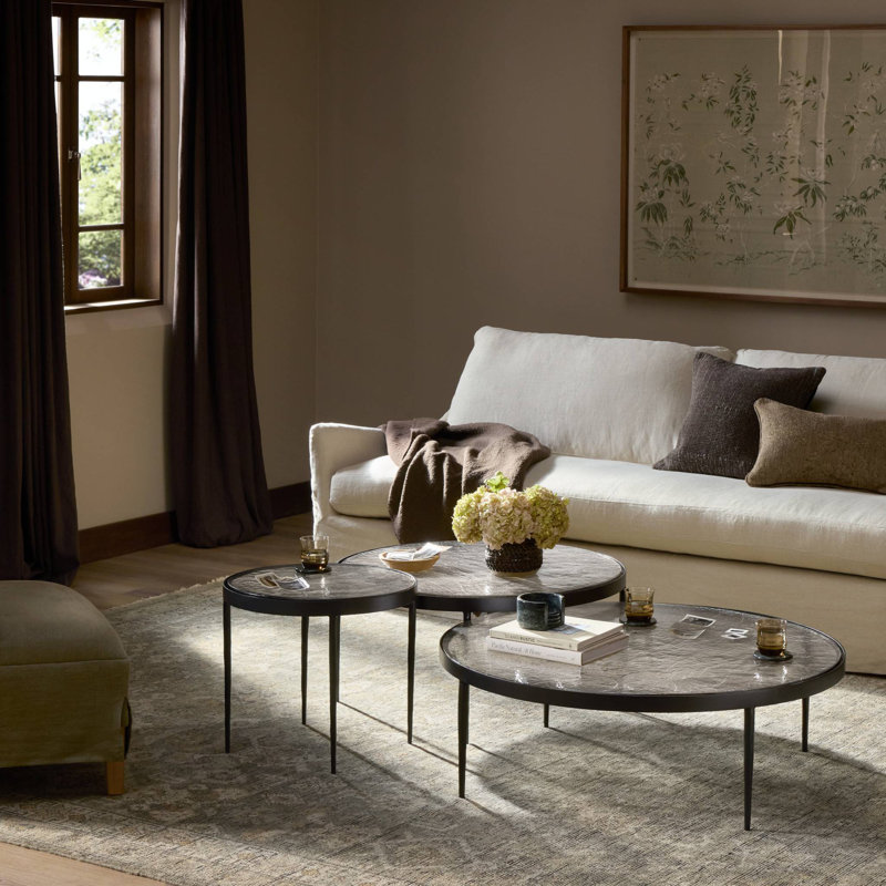 Yoko Glass Nesting Coffee Table