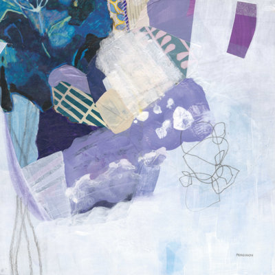 «Abstract Layers II» par Kathy fergon - reproduction sur toile tendue