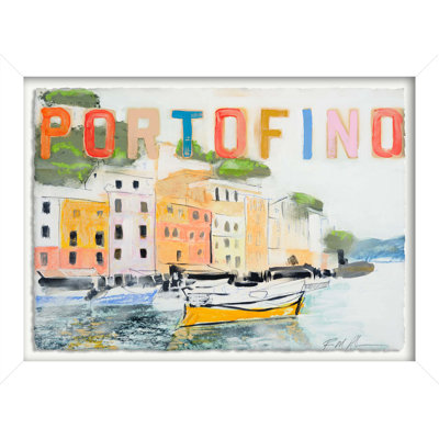 "Portofino" par Robert Robinson sur papier d'art