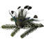 Peacock Ocelli Feather Clip-On Christmas Ornament -6"