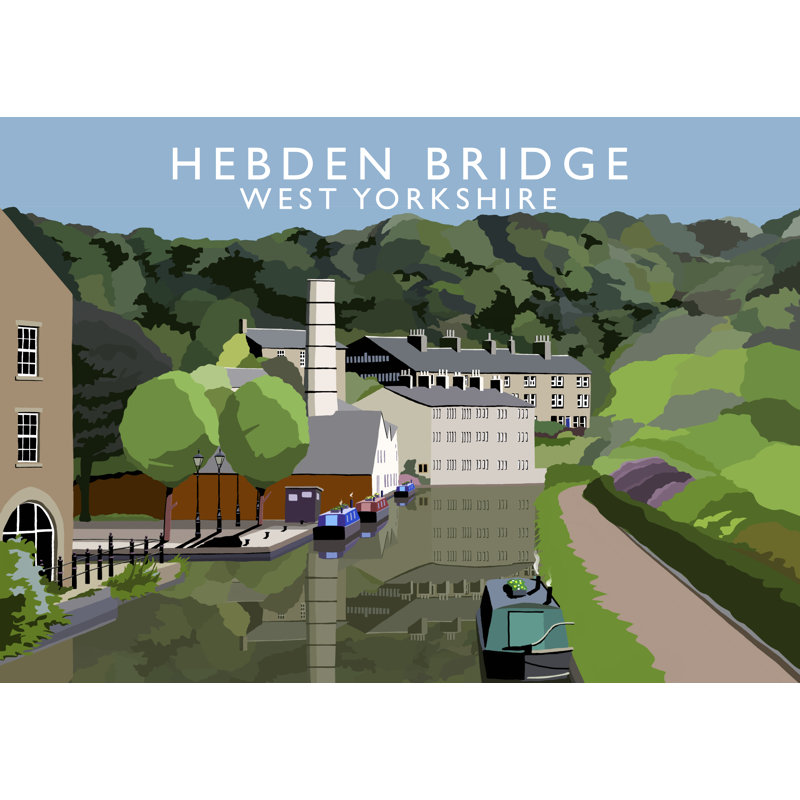 Hebden Bridge by Richard O'Neil - Print, No Frame, 30 cm H x 40 cm W x 1 cm D