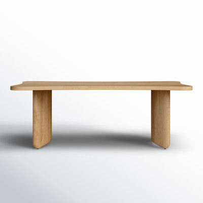 Curry Oak Solid Wood Dining Table