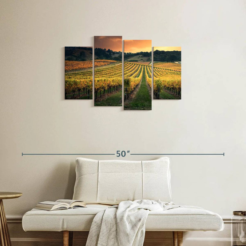 Alvord Golden Australian Vineyard, H 22 po x l 36 po