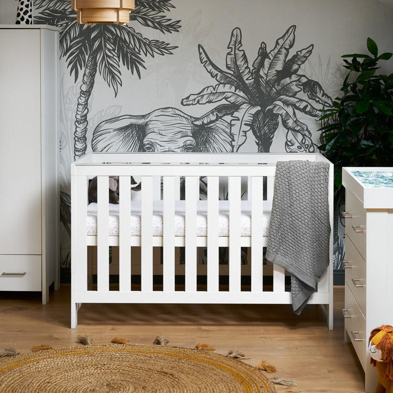 Nika Cot Bed, White Wash