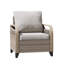 Fauteuil d'extérieur en rotin avec coussins Patio-1428446651