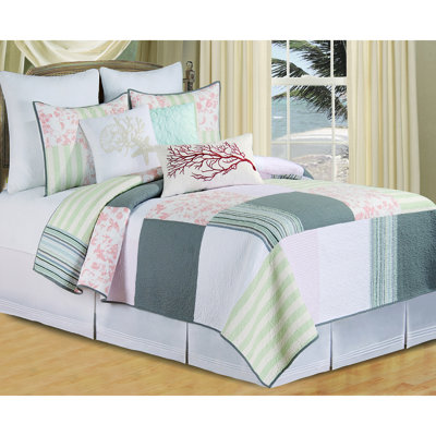 Atlantic Cotton Reversible Quilt