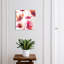 Key cabinet, Opens to the right, 30x30x5, White, watercolor flowers and the delicacy of color, 
