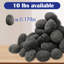 10 lb de pierres de lave noires