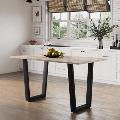 Antigua Metal Base Dining Table