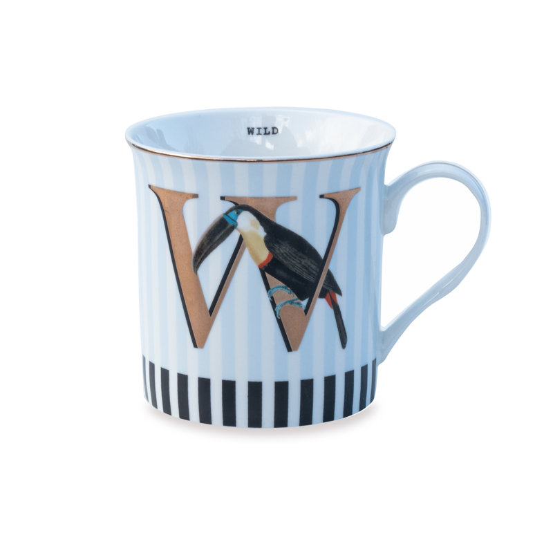 Yvonne Ellen - Gold Edition Alphabet Mug "W"