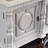 European style multi-functional carved sideboard