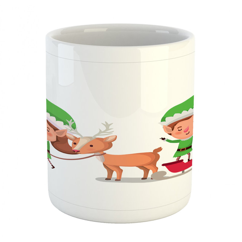 Grande tasse à café elf
