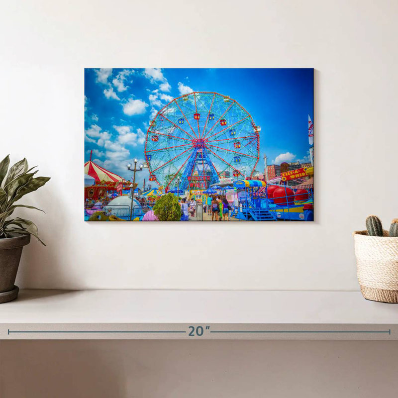 Kerner Coney Island Ferris Wheel, 8" H x 12" W