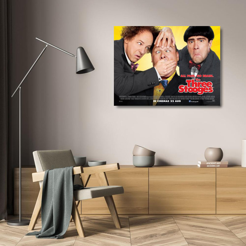 The Three Stooges, H 18 po x l 24 po