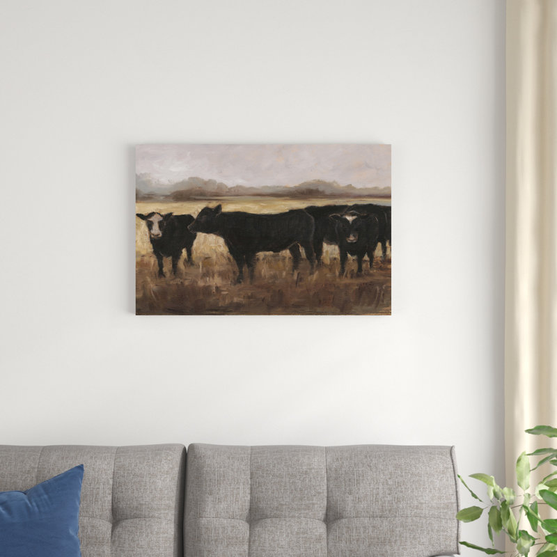 Vaches noires I, H 20 po x l 30 po x P 1 po