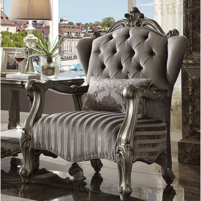 Versailles Velvet Wingback Chair
