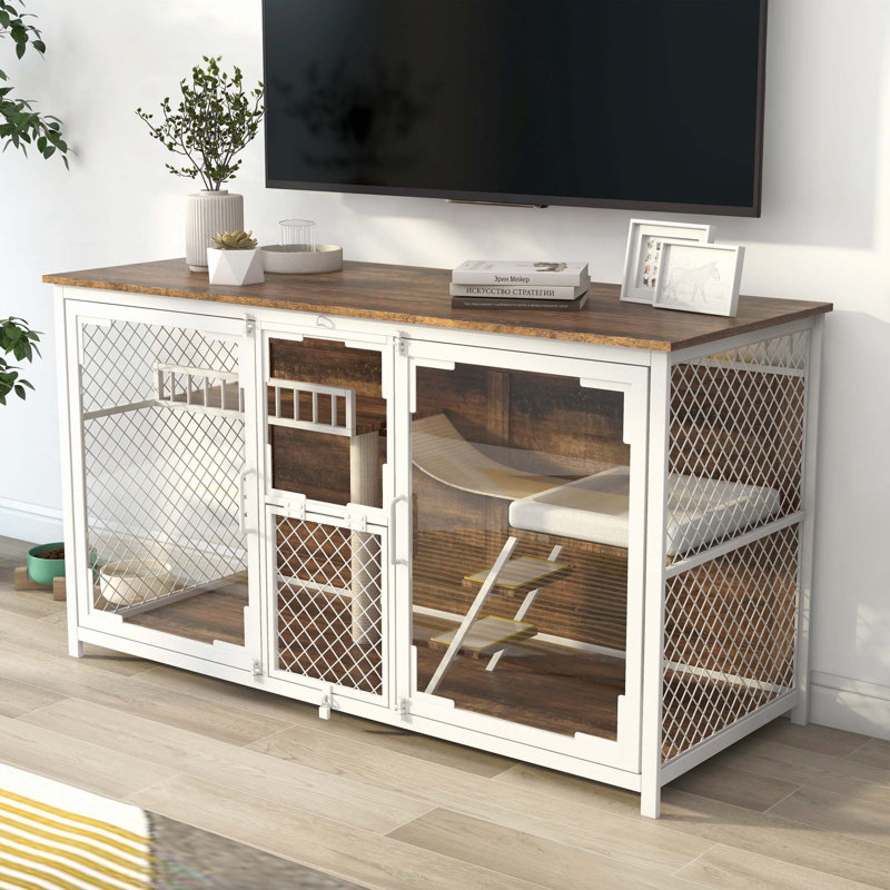 TV Stand With Cat House