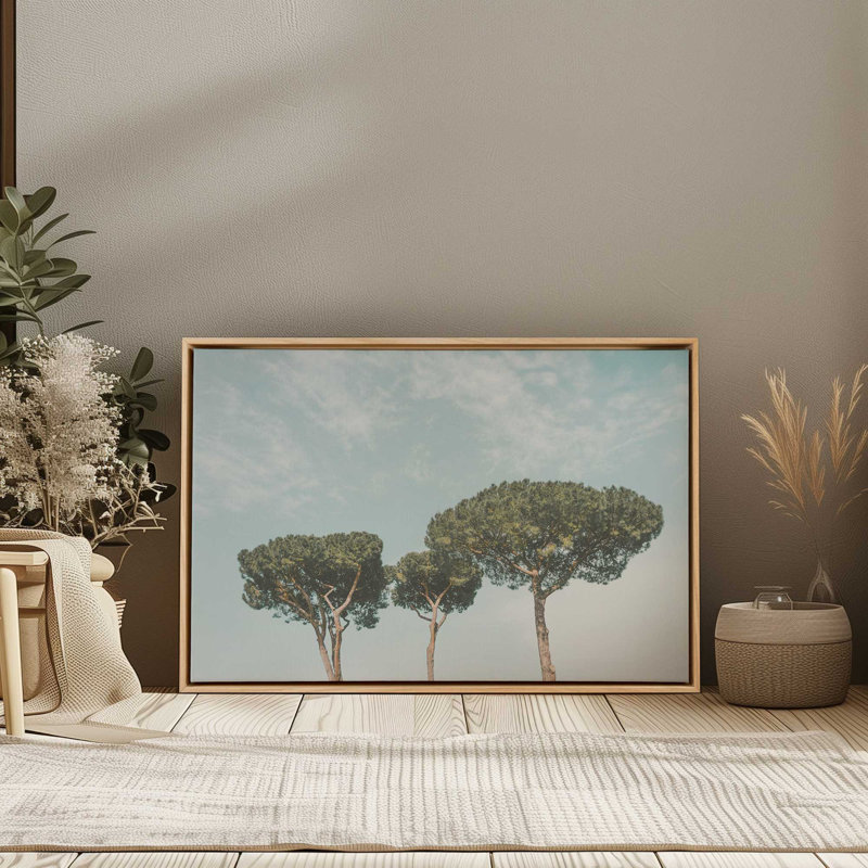 «Tall Tranquility», reproduction sur toile, Cadre flottant or poli, H 8,75 po x l 12,75 po x P 1,75 po