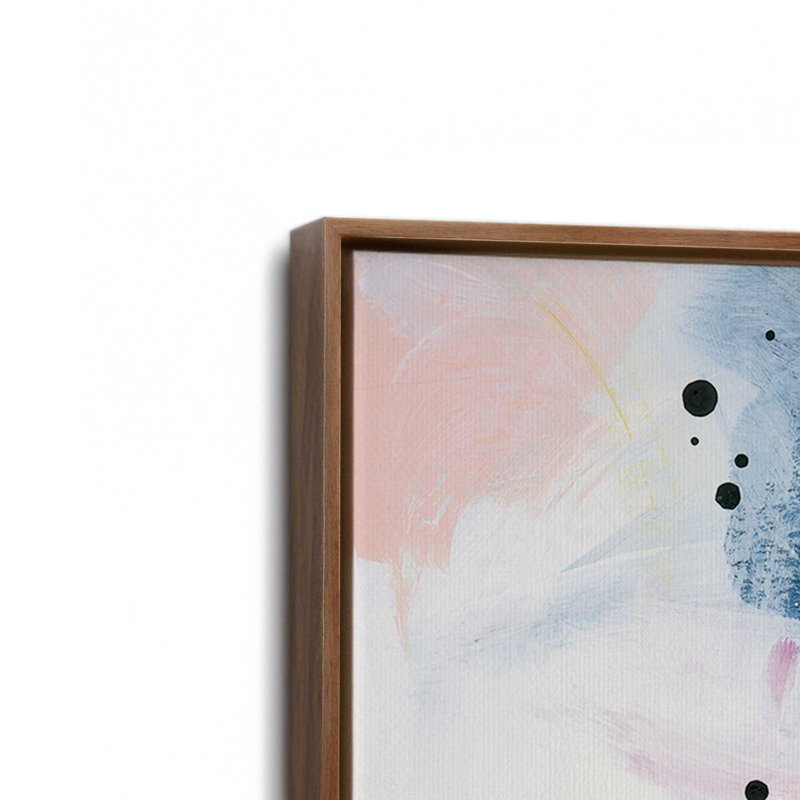 «Graffiti Abstract IV» par Yvette St. Amant, reproduction d'art, H 16 po x l 12 po, Floater Frame, Brun