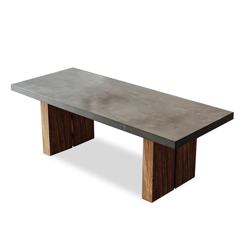 Table de salle à manger rectangulaire brune pour salle à manger / cuisine, H 29,53 po x L 70,87 po x l 27,56 po