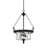 Shafer 3 - Light Natural Iron Unique/Statement Pendant