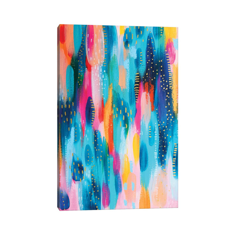 No. 17 par EttaVee-impression d’art graphique, Toile tendue, Pas de tapis, H 12 po x l 8 po x P 0,75 po