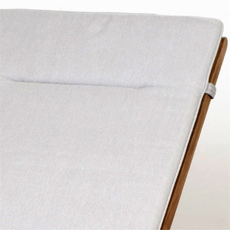 Chaise longue Medrano avec coussin et table