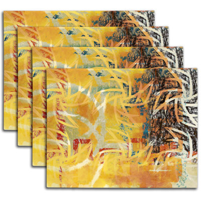 Napperon abstrait en polyester