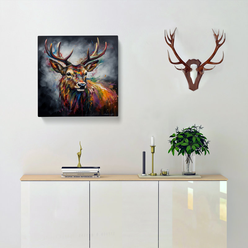 Modern Wall Art - Wrapped Canvas, 35cm H x 35cm W x 3cm D