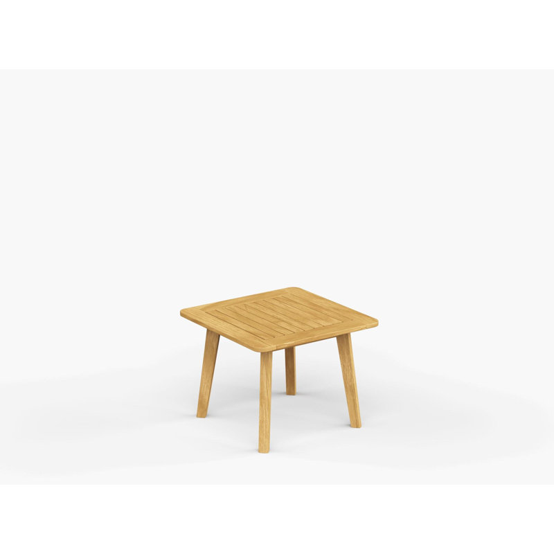 Foundations Outdoor Square Teak Side Table