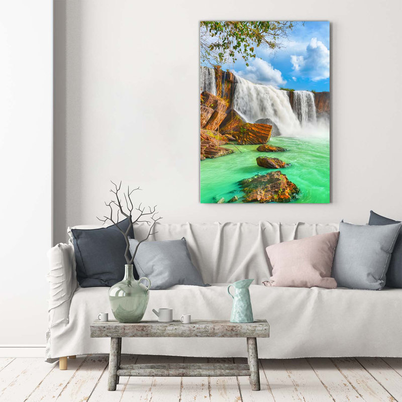 Waterfall - Wrapped Canvas Print
