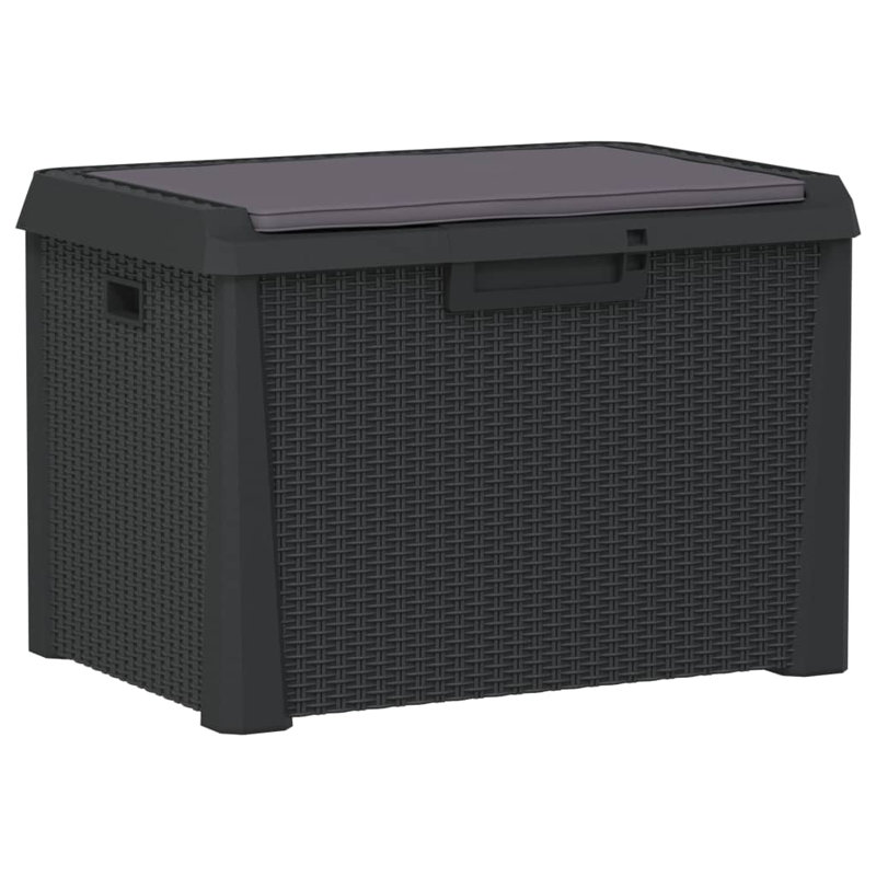 33 Gallons Polypropylene Deck Box, Anthracite