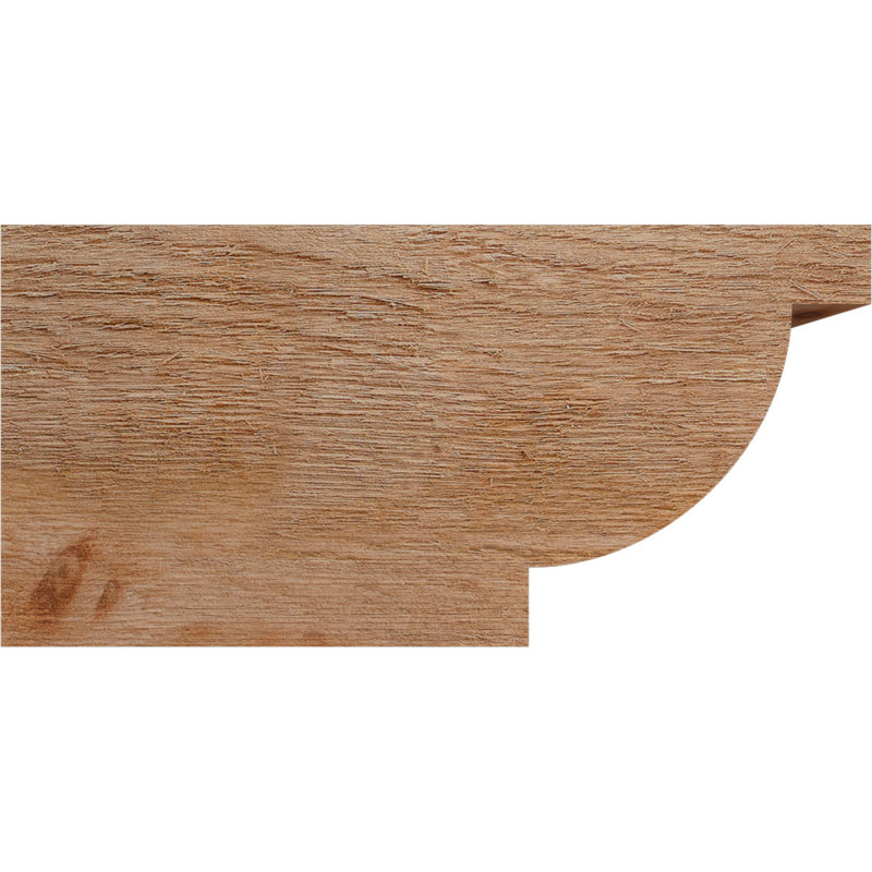 Alpine Rough Sawn, Cèdre rouge, H 8 po x l 16 po x P 4 po
