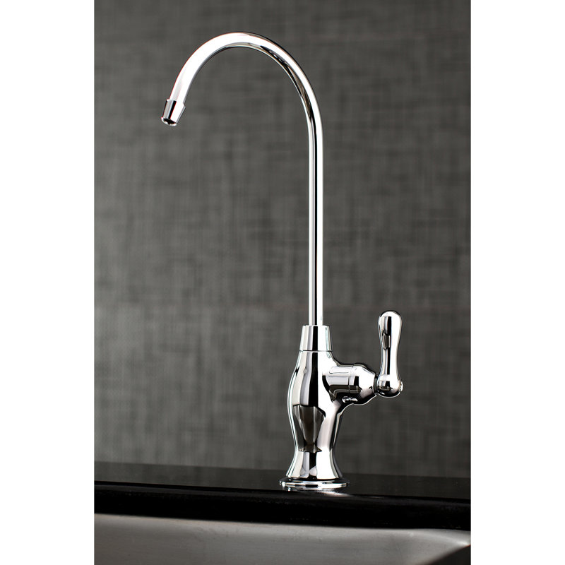 Kingston Brass Restoration Single-Handle 1-Hole Deck Mount Water Filtration Faucet, Chrome