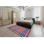 Tapis bleu / rouge Williamston-604805704